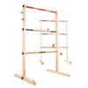HEY! PLAY! Ladder Toss Game - Outdoor Set with 6 Bolas and Storage Bag - Great Backyard Activity for BBQ or Tailgate - Fun for Kids and Adults (Wood) view 1
