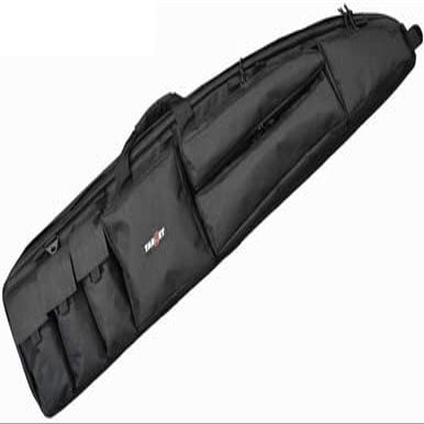 Explorer Ranger Double Possible 3 Rifles Weapon Gun Case Padded Long Tactical Carrying Military Backpack Bag YKK Zippers Storage MOLLE Pouches, Integrated 4 Pistol Cases