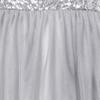 KB11 Girls Dress Gray Sequined Tulle Hi-lo Wedding Party Dress Size 7 view 4