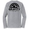 Gravity Outdoor Co. Long-Sleeve Shirt - Athletic Grey - Black Logo - M view 2