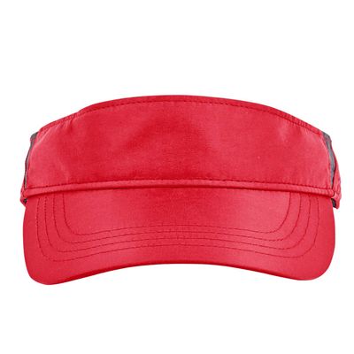 Ash City - Core 365 Adult Drive Performance Visor OS CLASSC RED/ CRBN
