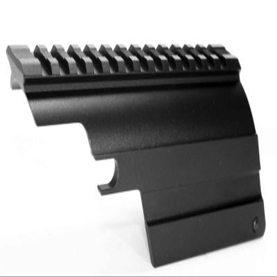 TRINITY Picatinny Weaver Scope Base Mount Rail fits Maverick88 12ga Aluminum Black Hunting Optics Mount Tactical Target Range Home Defense Accessory Single Rail Mount.