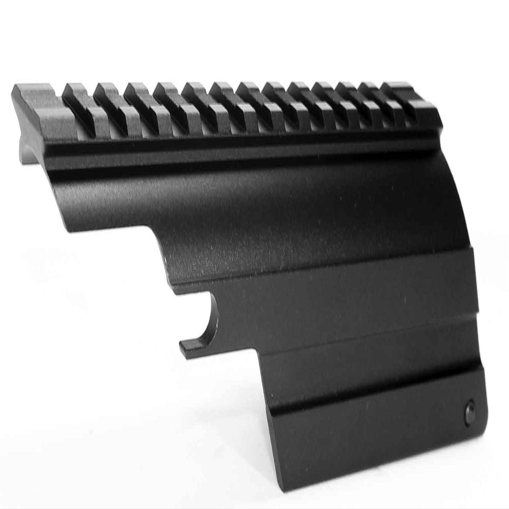 TRINITY Picatinny Weaver Scope Base Mount Rail fits Maverick88 12ga Aluminum Black Hunting Optics Mount Tactical Target Range Home Defense Accessory Single Rail Mount.