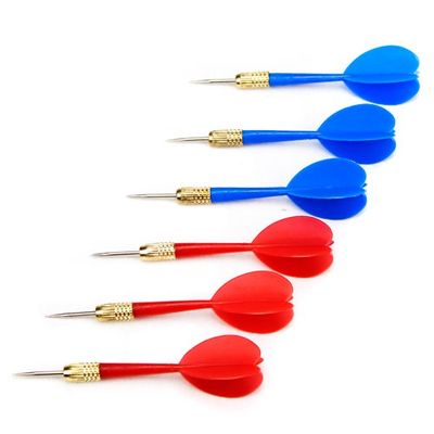 MIDWAY MONSTERS Brybelly SDRT-101 Steel Tip Brass Dart Set Red & Blue - Pack of 6