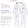 Women One Piece Full Body Sun Protective Swim Stinger Suit Dive Skin UPF50+ , Black, XXX-Large view 2