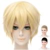 CaseEden Cosplay Wig Blonde Light Gold Short White Merce Wig Net Set of 2 view 1