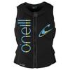 O'Neill Women's Slasher Comp Vest, Black/Black, 16 view 1