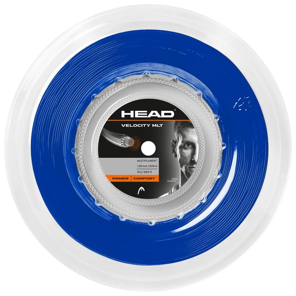 Head Unisex - Adult Velocity Mlt Roll Tennis String, Unisex- Adults, 281414-16 BL, Blue, 16