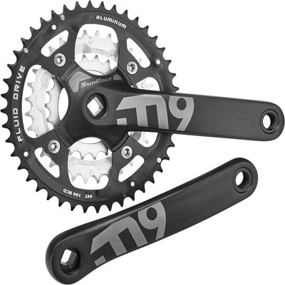 SunRace FCM914 Crank Set, Black, One Size