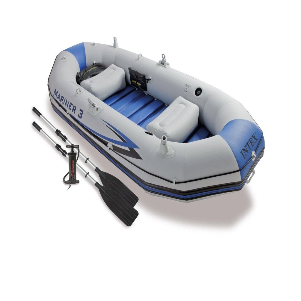 Intex Mariner 3 Inflatable Boat Set - 3 Person