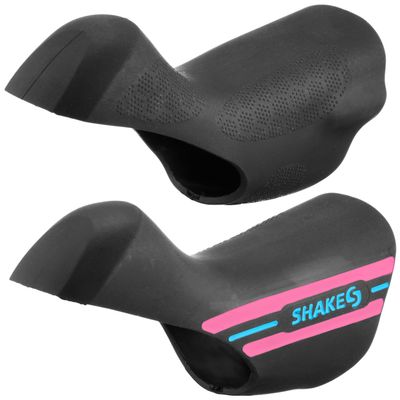 OuterTop Shakes Hood SH-6800S-BP12 STI Lever Blue/Pink Two-Tone (Compatible with Shimano ST-6800/5800/4700 Series), Soft