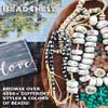 Recycled Paper Bead Necklace from Uganda - Fair Trade African Woman's Jewelry - Necklace with Clasp (Red & White) view 4