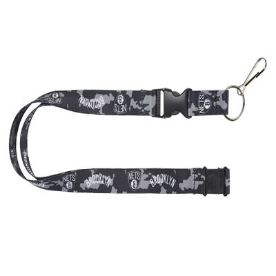 Aminco NBA Brooklyn Nets Team Color Camo Lanyard