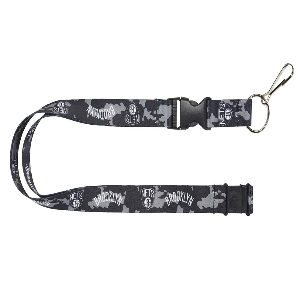 Aminco NBA Brooklyn Nets Team Color Camo Lanyard