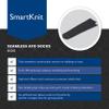 SMARTKNIT Kids Seamless AFO Interface Socks (Charcoal, Child Regular) view 3