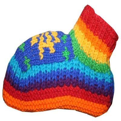 Agan Traders 60 Wool Fleece Lined Warm Winter Socks Booties (Size 6-8, Multi 21)