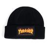 Thrasher Flame Patch Beanie Black view 1