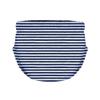 College Baby Striped Game Day Polo Dress with Bloomer - Notre Dame Fighting Irish Leprechaun Logo - Navy/White - 12 Months view 3