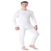 Rocky Thermal Underwear Men Long Johns Men Thermal Underwear Thermals Mens Base Layer Mens Thermals Top and Bottom Set (White, XXX-Large, Standard Weight - 185 GSM, One Pack) view 1