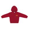 Creative Knitwear College Baby NCAA Officially Licensed Snap Hooded Jacket - Iowa State Cyclones Logo - Crimson - 0-3 Months view 1