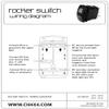 CH4X4 Rocker Switch V2 Train Horn Symbol - Amber Led view 4