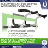 Ultimate Body Press XL Doorway Pull Up Bar with Elevated Bar & Adjustable Width view 2