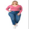 Emmalise Women's Casual Basic V-Neck Tshirt Long Sleeves Tee Top - Pink, L view 4