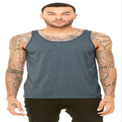 Bella + Canvas Unisex Jersey Tank,HEATHER SLATE,S