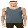 Bella + Canvas Unisex Jersey Tank,HEATHER SLATE,S view 1