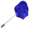 Flairs New York Gentleman's Essentials Premium Handmade Artisan Flowers Lapel Pins (Pack of 1 Pin, Lapis Blue Rose Bud) view 1