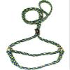 Lone Wolf 5/8 x 6' Flat Braid Martingale Leash Mardi Gras