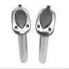 Pactrade Marine X2 SS304 Fishing Rod Holder 9.5'' Flush Mount 30 Degree PVC Cap view 1