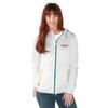 G-III Women's Spring Training Light Weight Full Zip Jacket, White, Medium view 1