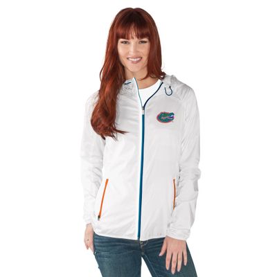 G-III Women's Spring Training Light Weight Full Zip Jacket, White, X-Large