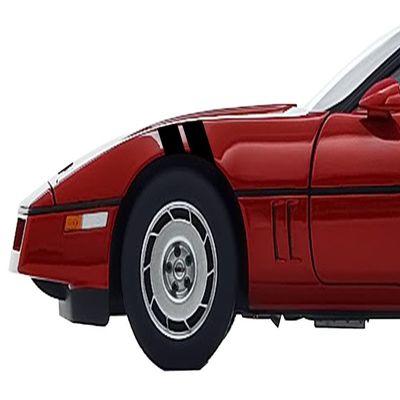 4 Inch Fender Hash Mark Double Bars Racing Stripes Vinyl Graphic Decals, Fits Chevy Corvette C4, Both Sides, Blue