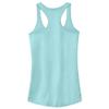 Fifth Sun Junior's Frozen So Cool Slim Fit, Scoop Hem Racerback Tank, Cancun, Large view 3