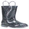Western Chief Girls Glitter Rain Boot, Multi, 9 M US Toddler view 1