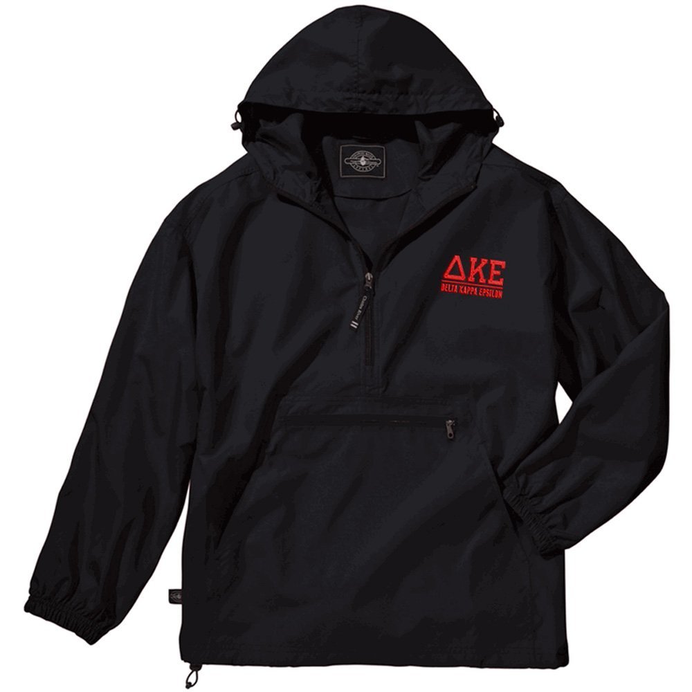 Delta Kappa Epsilon DKE Pack-N-Go Pullover X-Large Black