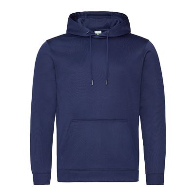AWDis Adults Unisex Polyester Sports Hoodie (M) (Oxford Navy)