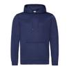 AWDis Adults Unisex Polyester Sports Hoodie (M) (Oxford Navy) view 1