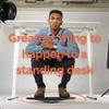 FluidStance Adult Balance Board for Standing Desk - Anti Fatigue USA Made 360 Degree Rocker Wobble Board as Exercise Equipment to Increase Focus & Movement - Sustainable Anti-Slip Plane Standing Board view 2