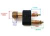 Boat Marine Outboard Motors Fuel Fitting Tank NPT 1/4" Male Connector For Moeller 033400-10 Johnson Evinrude Marine OMC BRP Connector Engine view 2
