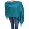Flyingeagle Trade Solid Color Pashmina Shawl Scarf for Women (Teal) view 1