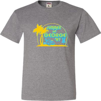 Go All Out XX-Large Oxford Adult Summer of George Funny Retro Comedy T-Shirt