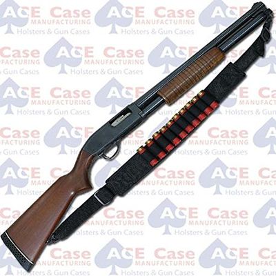 Ace Case Stevens 350 Security Pump Shotgun Ammo Sling (10 Shells) - Made in U.S.A.
