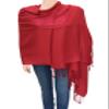 Flyingeagle Trade Solid Color Pashmina Shawl Scarf for Women (Deep Red) view 1