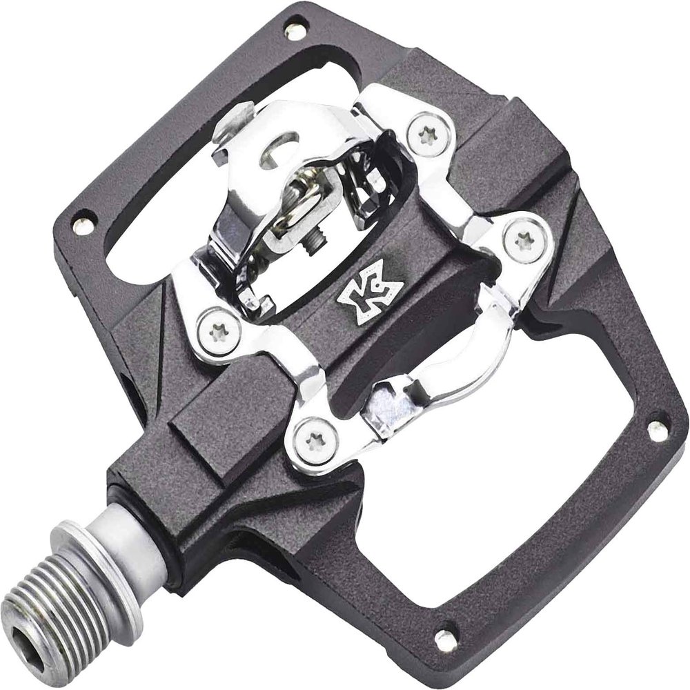 KCNC Bicycle Lightweight Aluminum Binding Pedal Clipless Platform Pedal Black
