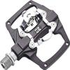 KCNC Bicycle Lightweight Aluminum Binding Pedal Clipless Platform Pedal Black view 1