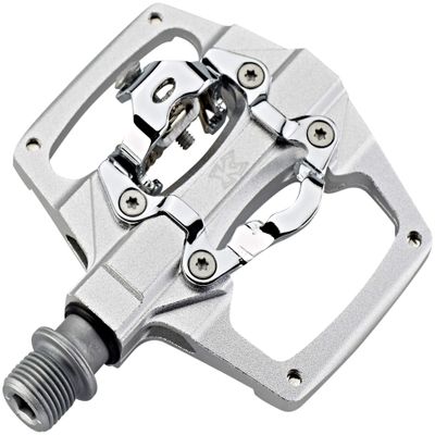 KCNC Bicycle Lightweight Aluminum Binding Pedal Clipless Platform Pedal, Silver