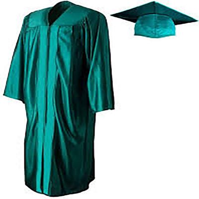 Tassel Depot 2017 Graduation Cap and Gown Set with Tassel - Made in USA - Perfect for High School or College -Teal
